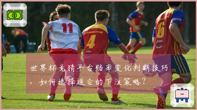 世界杯竞猜平台赔率变化判断技巧，如何选择适合的下注策略？